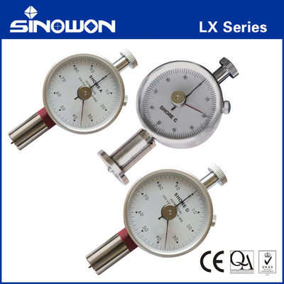 تست کننده سختی دستی قابل حمل Twin Index Analog Shore C Durometer LX-CT